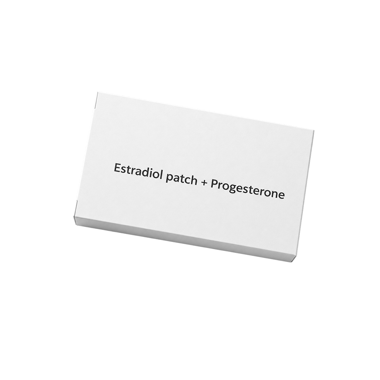 Estradiol patch + Progesterone
